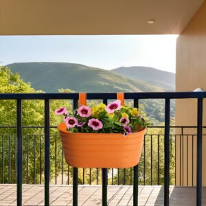 Metal Railing Planters for Balcony - Image 1